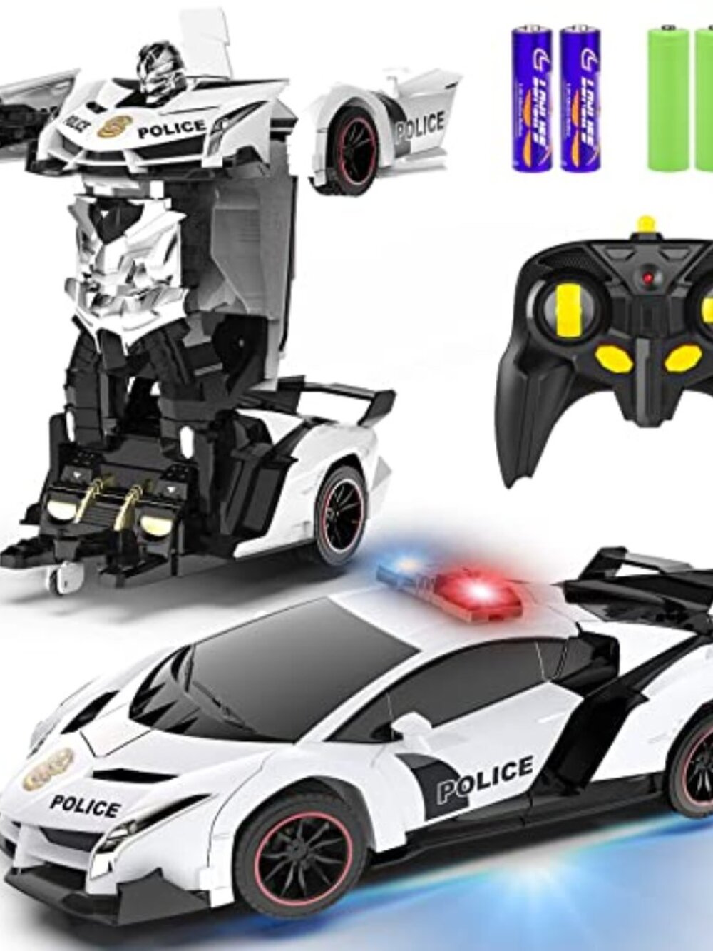 New Remote Control Car - Transform Toys Car Robot, One Button Deformation